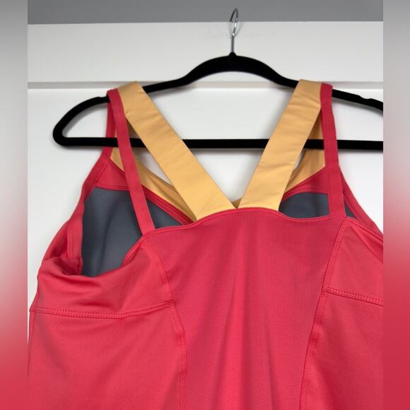 Nike Dry Fit Coral Orange Activewear Tank Size Large - Picture 6 of 11